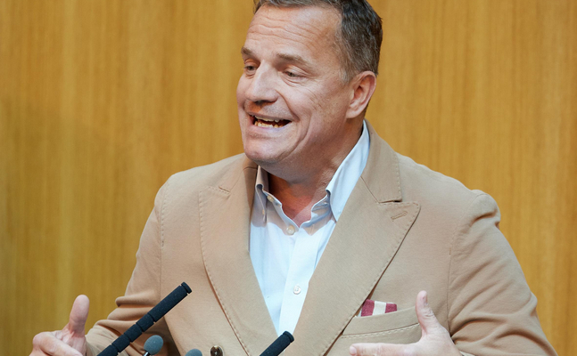 FPÖ-EU-Parlamentarier Gerog Mayer im Nationalrat.