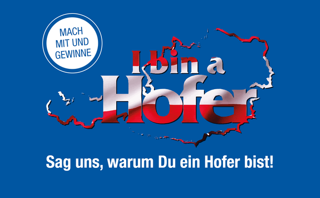 Logo der Kampagne "I bin a Hofer"