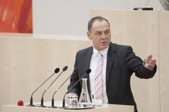 FPÖ-Konsumentenschutzsprecher Peter Wurm im Nationalrat.