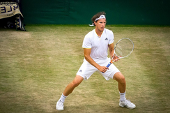 Dominic Thiem in Wimbledon 2017.