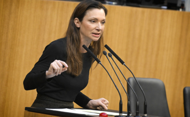 FPÖ-Außenpolitiksprecherin Susanne Fürst im Parlament.