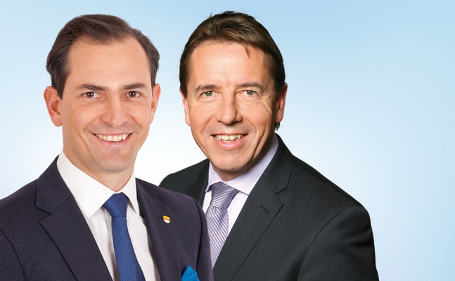 FPÖ Kärnten-Parlamentarier Christian Ragger (l.) und Erwin Angerer.