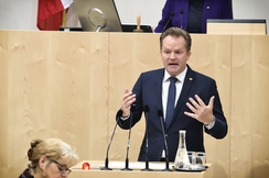 FPÖ-Umweltsprecher Walter Rauch im Parlament.