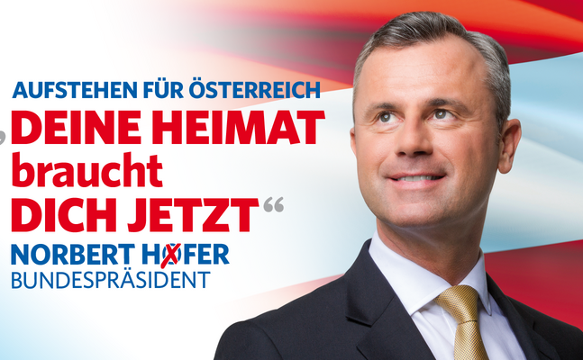 Wahlplakat Norbert Hofer