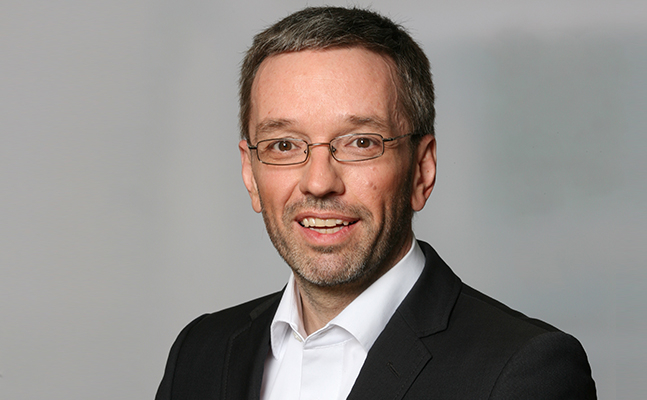 Der neue Innenminister Herbert Kickl von der FPÖ