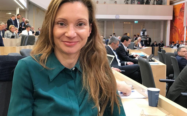 FPÖ-Verfassungssprecherin Susanne Fürst im Parlament.