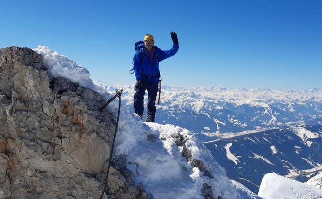 Herbert Kickl am Dachstein. Im „Krone“-Interview sprach der FPÖ-Obmann über seine große Leidenschaft, die Berge.