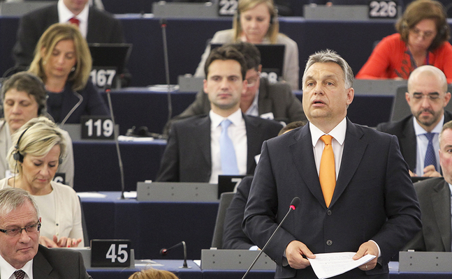 Die FPÖ unterstützt Ungarns Regierungschef Viktor Orbán, dem die EU ein Vertragsverletzungsverfahren anhängen will.