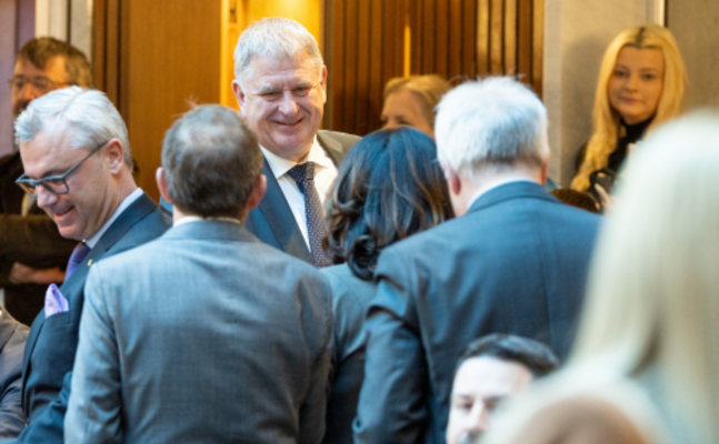 FPÖ-Nationalratsabgeordneter Maximilian Linder im Parlament.
