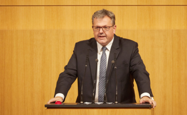 FPÖ-Technologiesprecher Gerhard Deimek im Parlament.