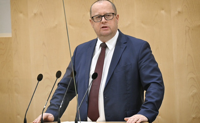 FPÖ-Finanz- und Budgetsprecher Hubert Fuchs im Nationalrat.