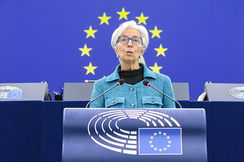 Europas Währungshüter - im Bild EZB-Präsidentin Christine Lagarde -  ignorieren die Inflation und vernichten die Vermögenswerte der Bürger.