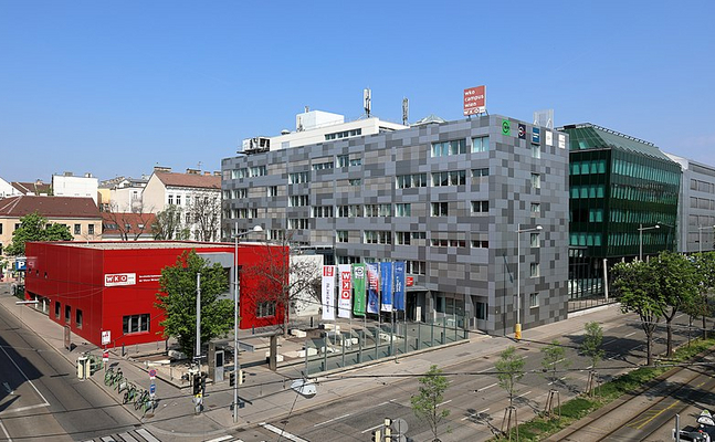 Der WKO-Campus-Wien am Währinger Gürtel in Wien-Währing.