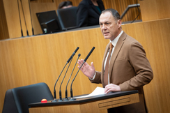 FPÖ-Südtirolsprecher Peter Wurm im Nationalrat.