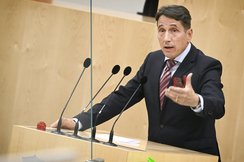 FPÖ-Wehrsprecher Reinhard E. Bösch verlässt den Nationalrat.