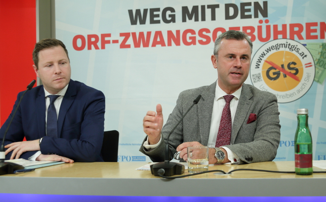 FPÖ startet breite Kampagne gegen ORF-GIS-Gebühr - FPÖ stellt neue Internet-Seite "wegmitgis.at" für Fernsehen ohne GIS-Pflicht vor - Bürger können Petition unterzeichnen - Volksbegehren zur GIS-Abschaffung als Ziel.