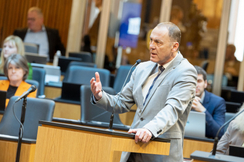 FPÖ-Südtirolsprecher Peter Wurm im Parlament.